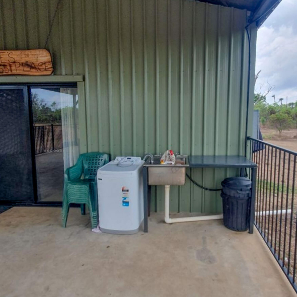 Property outdoor kitchen